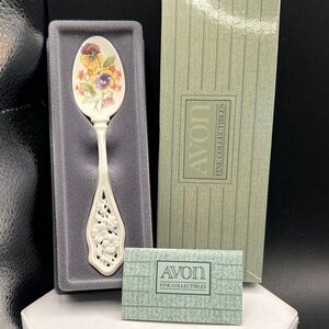 1989 Avon Fine Collectibles Porcelain Spoon
